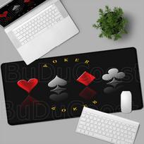 E-sports Game Poker Mouse Pad Large Computer Laptop Gamer Desk Mats XXL Rubber Anti-slip Gaming Keyboard Mousepad PC Accessories 600x300x2mm