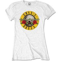 Guns N Roses logotipu balti unisex marškinėliai S įvairiaspalvis