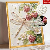 Dragonfly pearl painting handmade diy pearl art painting stickers home decoration gifts 30x40