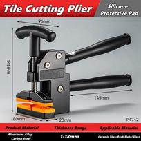 Tile Cutting Breaking Pliers, Manually Heavy Duty Press Tile Opener With Torsion Handle, Ceramic Tile Splitter For Tile Ceramic