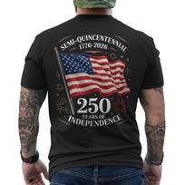 250 Nepriklausomybės Metų Amerika 250-ųjų Metinių Patriotiški ANT NUGAROS Marškinėliai Unisex T-Shirt L