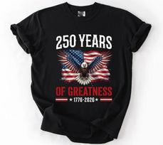 250th Anniversary United States Shirt Patriotic Eagle TShirt Unisex T-Shirt L