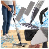 Super Mop Ze Spryskiwaczem Mikrofibra 41Cm 600Ml+2 Nakładki Ruchoma Głowica