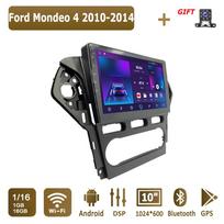 Android Carplay automobilinis radijas, skirtas Ford Mondeo 4 2010-2014 daugialypės terpės grotuvo galvos blokas Stereo GPS navigacija BT WIFI 4+64GB 1+16GB