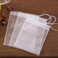 500 vnt. Daugkartinio naudojimo arbatos maišeliai Skaidrūs nailoniniai arbatos maišeliai Tušti arbatos maišeliai su „String Heal Seal“ filtro maišelis, skirtas prieskoninių žolelių biriai arbatai 6x8cm