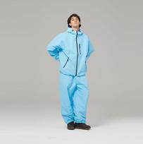 Men's Winter Warm Ski Suit Outdoor Snowboard Suit Waterproof Windproof Skiing Jackets and Pants Set Breathable Insulated Workout Snow Suit for Men S dangaus mėlyna spalva
