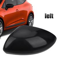 Side View Mirror Cover Cap For Renault Clio Mk5 -2025 Exterior Rearview Mirror Housing Case Car Replacement Accessories 1xPrimed Black Left