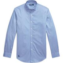 Polo Ralph Lauren Cotton Striped Poplin Shirt Men shirts Blue MNPOWOV16824001-999 M