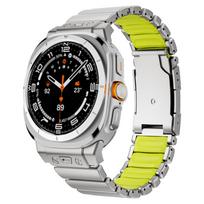 Titano laikrodžio apyrankė Samsung Galaxy Watch Ultra2 2025 m. Prabangi metalinė guminė apyrankė Galaxy Watch Ultra 47 mm 2024 m. Vyriškas apyrankė Galaxy Ultra (2025) titano geltona spalva