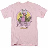 26 Fraggle Rock Mokey Circle T Shirt Mens Licensed Classic TV Show Pink Unisex T-Shirt M