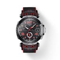 Tissot Leather Strap black Dial Men's Fashion Watch T115.417.27.057.02 juoda