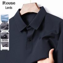LUOZI Men's Cool Touch Stretch Polo T-Shirt L/175 tamsiai žalia spalva