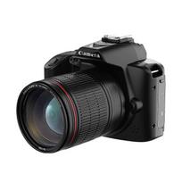 4K WiFi skaitmeninis fotoaparatas su 64 MP dviguba kamera, 3 colių IPS ekranu, 16x optiniu priartinimu, naktinio matymo funkcija ir išoriniu akumuliatoriumi