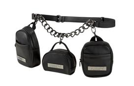 PUMA Artificial Leather Fanny Pack Regular Women's Black 078113-01