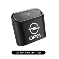 Car Door Storage Bin ABS Auto Seat Back Trash Can with Push Lid For Opel ADAM ASTRA J K CORSA E INSIGNIA MOKKA VIVA Meriva
