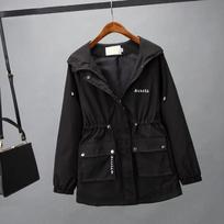 Casual Spring Women's Short Windbreaker Jacket XS