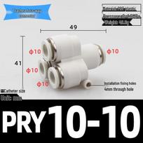 Pneumatic Y-Type 5-Way Quick Connector