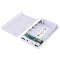 HAWEEL DIY 4x 18650 Battery (Not Included) 12000mAh Dual-way QC Charger Power Bank Shell Box with 2x USB Output & Display balta