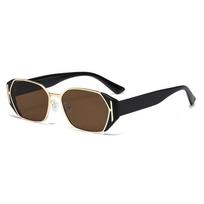 Women's High-end Retro Slim Old Style Square Frame Sun Protection And Ultraviolet Sunglasses 2239 ruda