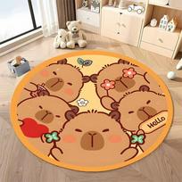 Free shipping! Cute Cartoon Bears Round Rug for Kids' Room round carpet for home sofa bedroom, gift Diameter -60cm