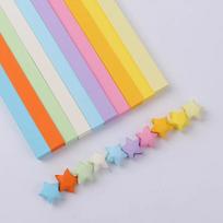540 Sheets Colorful Double-sided Lucky Star Origami  Gradient Stars Origami Paper Strips DIY Handmade Art Making Home Decoration