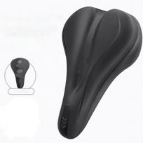PU Leather Shockproof Pad Silicone Thicken Saddle Cover Comfortable Cushion Cover  Mountain Bike juoda