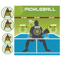 Pickleball Rebounder Training Aid Bouncing Training Aid Pickleball Practice Pads for Outdoor & Indoor Court Use blue