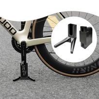 Pedal Stand Foldable Bike Rack Lightweight Kickstand PP Material Non-Slip Base for Outdoor Parking juoda