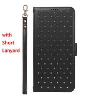 Phone Case for Samsung Galaxy S26 S25 Edge S24 Ultra S23 Plus FE Bling Leather Phone Case with Lanyard Flip Wallet Stand Cover Galaxy S26 Ultra