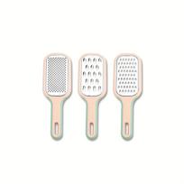 Stainless Steel Three-In-One Multi-Function Peeler for Melons Carrots Potatoes And Fruits Peeling And Grating Tool