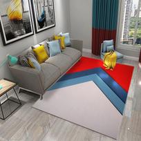 Geometry Carpet Modern Fashion Rug Geometric Art Rectangle Area Rugs for Adult Yoga Mats Living Room Bedroom Flat Mat Door Mat 40x60cm 16x24 inch