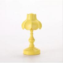 Retro Lotoso Lapo Naktinė Lemputė Staliniam Kompiuteriui Mini Dekoratyviniai Papuošalai USB Įkrovimas Macaron Stiliaus Apšvietimas Prie Lovos Maža Stalinė Lempa 7.5x7.5x19cm