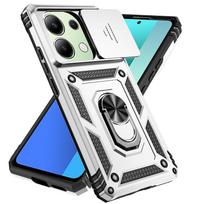 For Xiaomi Poco M6 Pro 4G Case Camera Lens Military Grade Armor Case For Poko Little M6Pro Pocco M6 M 6 PocoM6Pro Ring Cover For Poco M6 Pro 4G