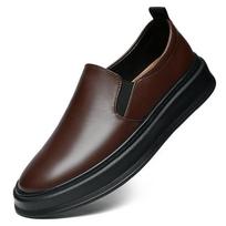 New Classic Mens Soft Sole Loafers Versatile Casual Men Slip-on Shoes Business Formal Leather Shoes  Male Driving Shoe Moccasins 38