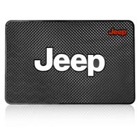 Automobilio ženkliuko stiliaus neslystantis kilimėlis centrinei prietaisų skydelio daliai, interjero neslystantis padėklas Jeep JK JL TJ Renegade Patriot Wrangler Cherokee Patriot Trail Liberty 1pcs