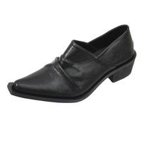 One-foot Loafer Commuter Platform Wizard Trendy Women's Heightening Head Leather Niche Casual Sderby Shoes for daily use 35