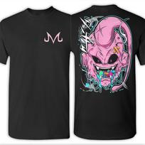 Summer 2025 Printed Dragon Ball Majin Buu and Patrick in Gym TShirt Mens and Womens Crew Neck Short Sleeve Top Cotton Y2k 4XL