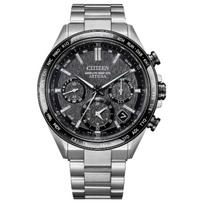 CITIZEN 100m Waterproof Light Powered Quartz Movement Titanium Strap Watch Men's Watches Black Dial CC4058-67X Black Dial