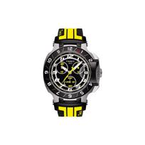 Tissot Racing Series Kvarcinis Mechanizmas 100 Metrų Vandeniui Atsparus Laikrodis 50,26 Mm Juodas Ciferblatas Nerūdijančio Plieno Korpusas Guminė Apyrankė T048.417.27.057.13 Regular Watch Box,Black Dial Black Strap