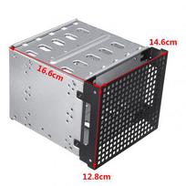 5 Slots 3.5inch HDD case SATA SAS HDD Cage Rack Hard Driver Tray Caddy with Fan Space HDD Hard Drive Case Rack sidabras