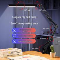 LED Long-Arm Clamp Desk Lamp