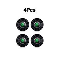 4Pcs Car Door Anti-Shock Pad Anti-noise Buffer Gasket For Skoda Kodiaq Karoq Octavia Fabia Rapid Mk3 Engine Hood Trunk Shock Mat