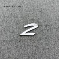 3D Emblemos Ženkliuko Lipdukas MAZDA 2 14.5CM 12.5CM 11.5CM 10.5CM Priekinės Galinės Bamperio Gaubto Bagažinės Logotipas Aksesuarai gray