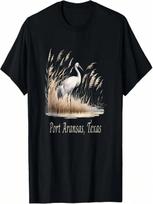 Whooping Crane Season_ Port Aransas Texas Birding Enthusiast T-Shirt S įvairiaspalvis