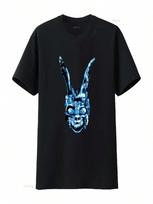 Cult Classic Horror Movie Poster Donnie Darko Fan V2 T Shirt Vintage Washed Homme Top For Everyday Wear Breathable Graphic S