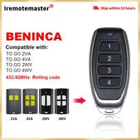2026 New Garage Door / Gate Remote Control For BENINCA 433.92MHz Rolling Code Hand Transmitter