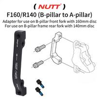 NUTT Disc Brake Caliper Mount Adapter IS PM 140mm 160mm 180mm 203mm Y-5 A5-D S5 MTB Bike E Scooter Rotor Conversion Seat Screw NUTT  F160-R140