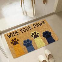 Cat Paw Print Doormat Kitchen Rug Absorbent Floor Mat For Household Decorative Welcome Entrance Door Mats Washable Home Carpets 40x60cm