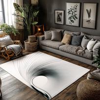 Tuniu Abstract Warp Rug NonSlip Home Living Room Carpet Floor Mat Decorative Area Rug 50x80cm