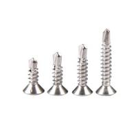 410 Stainless Steel Cross Recessed Countersunk Head Self-Drilling Screws